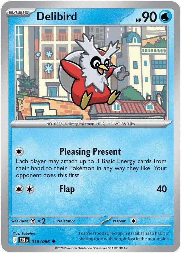 Delibird 018/086 PKMN
