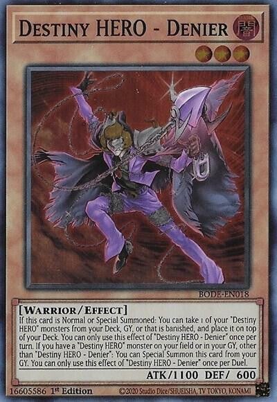 Destiny HERO - Denier BODE-EN018 YGO