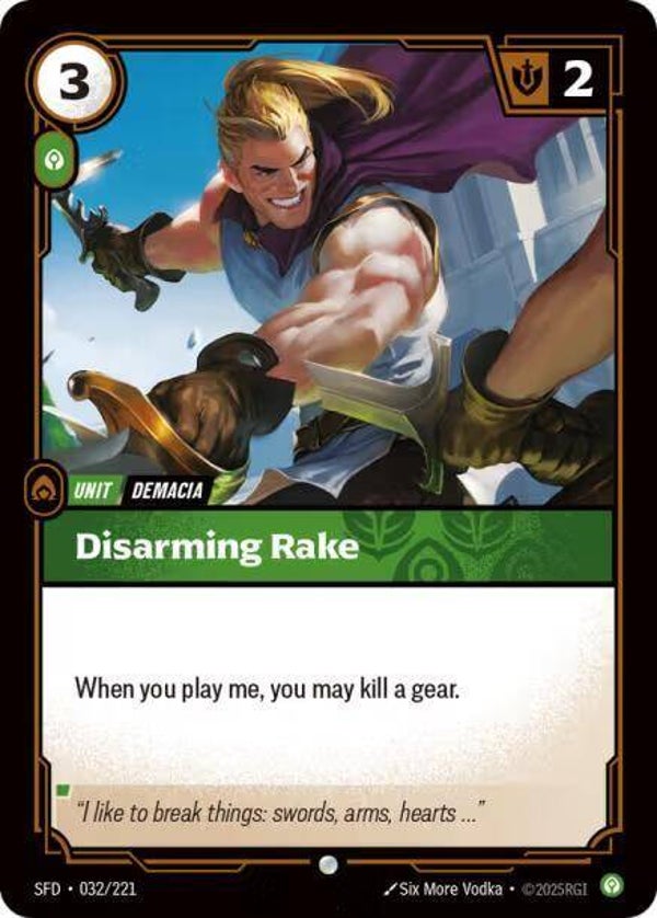 Disarming Rake 032/221 RBC