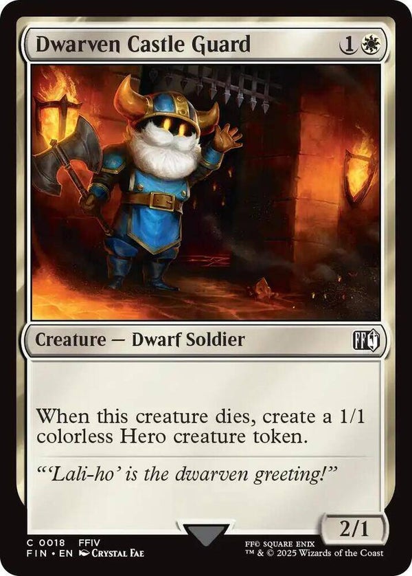 Dwarven Castle Guard 0018 MTG