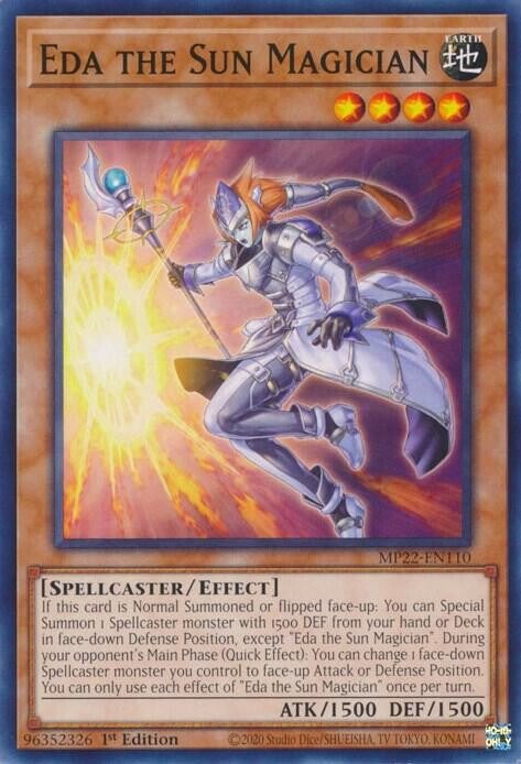 Eda the Sun Magician MP22-EN110 YGO