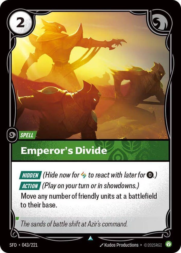 Emperor's Divide 043/221 RBC