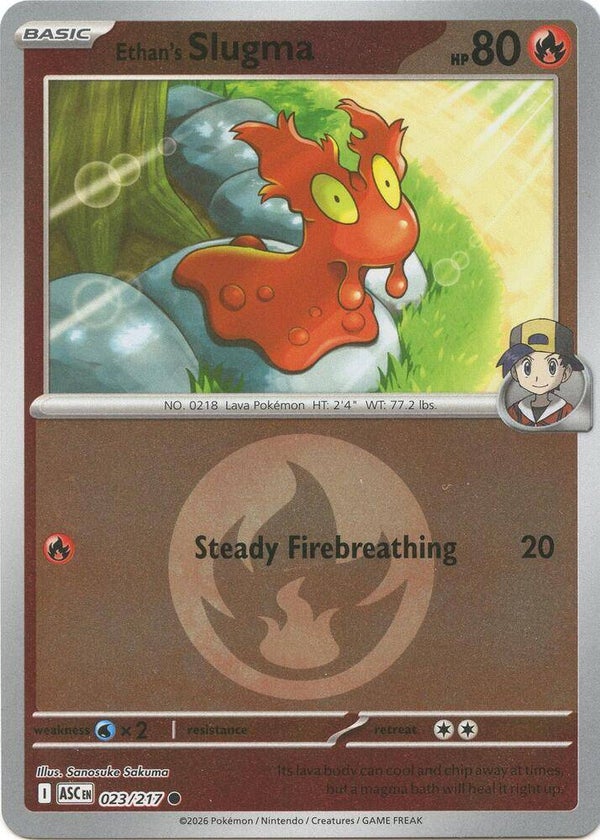 Ethan's Slugma (Energy Symbol Pattern) 023/217 PKMN