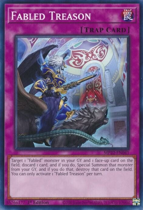 Fabled Treason MP22-EN041 YGO