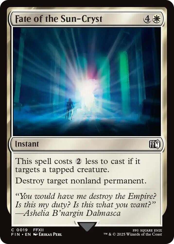 Fate of the Sun-Cryst 0019 MTG