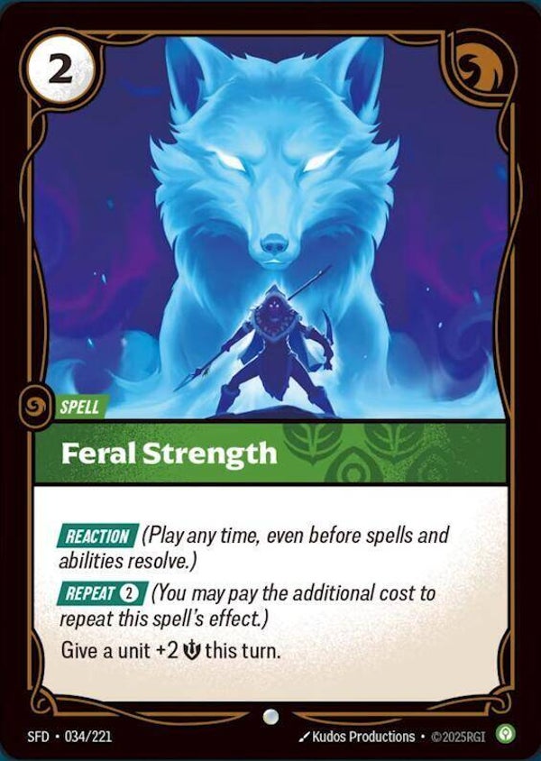 Feral Strength 034/221 (Foil) RBC