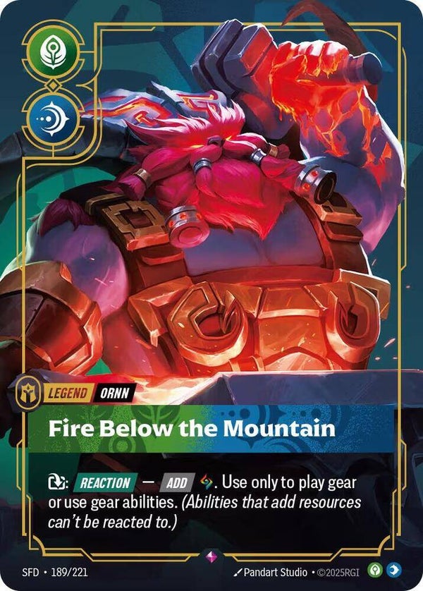 Fire Below the Mountain 189/221 RBC