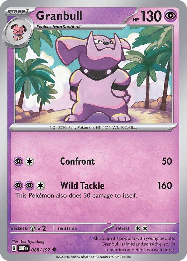 Granbull 088/197 (Reverse Holo) PKMN