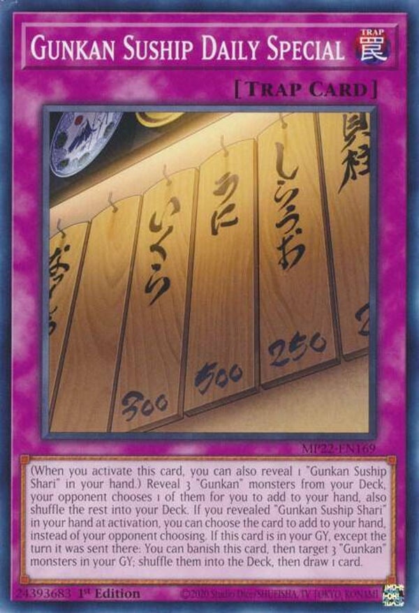 Gunkan Suship Daily Special MP22-EN169 YGO