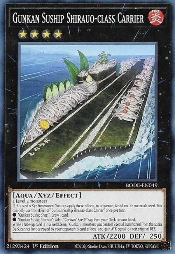 Gunkan Suship Shirauo-class Carrier BODE-EN049 YGO