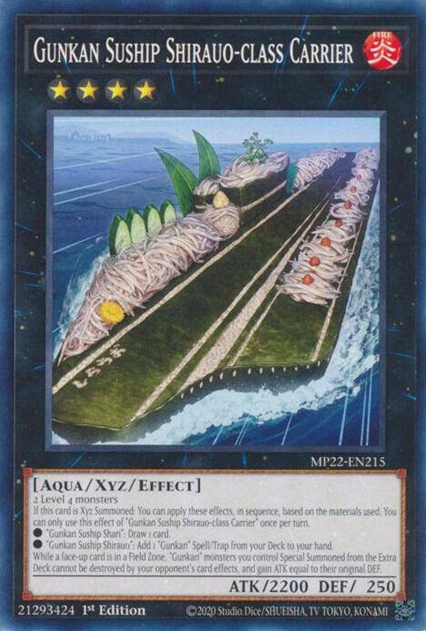 Gunkan Suship Shirauo-class Carrier MP22-EN215 YGO