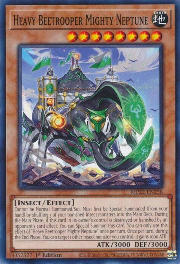 Heavy Beetrooper Mighty Neptune MP22-EN238 YGO