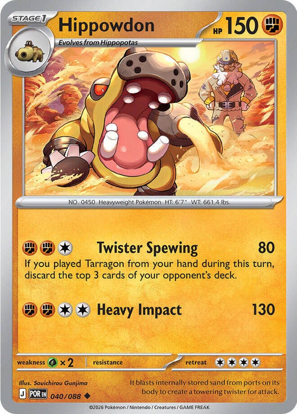 Hippowdon 040/088 PKMN
