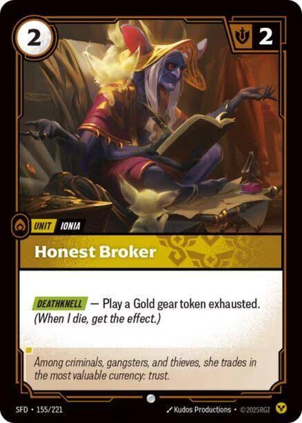 Honest Broker 155/221 RBC