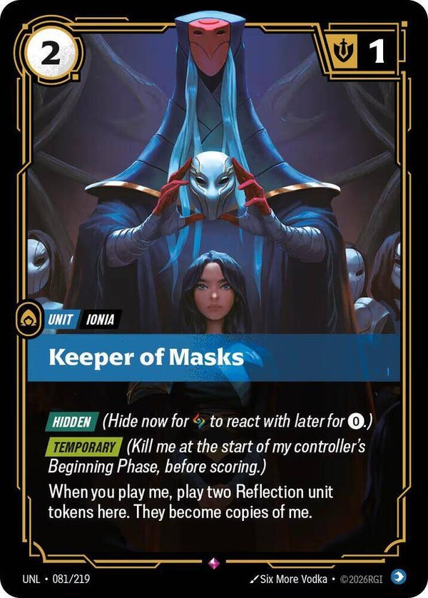 Keeper of Masks 081/219 RBC