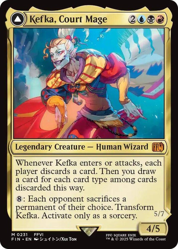 Kefka, Court Mage 0231 MTG