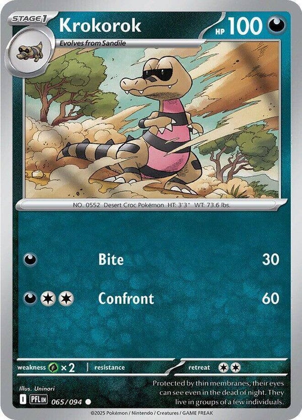 Krokorok 065/094 (Reverse Holo) PKMN