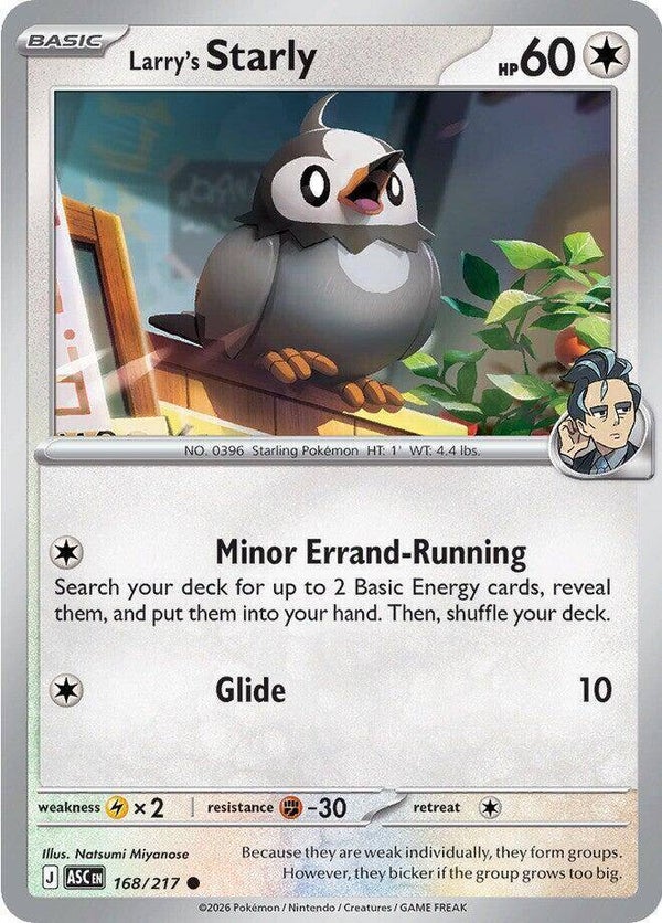 Larry's Starly 168/217 PKMN