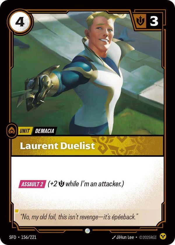 Laurent Duelist 156/221 RBC