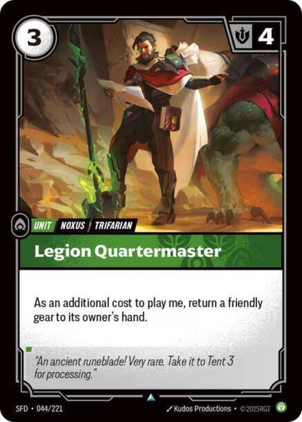 Legion Quartermaster 044/221 RBC