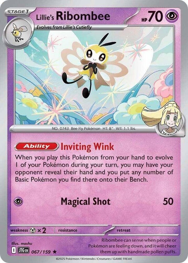 Lillie's Ribombee 067/159 (Holo) PKMN