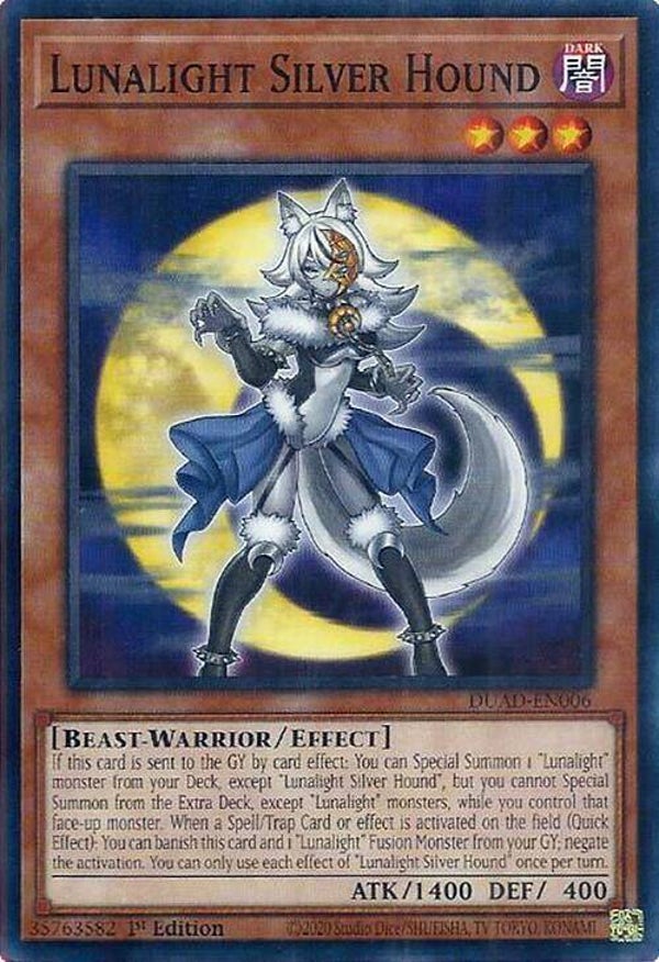 Lunalight Silver Hound DUAD-EN006 YGO