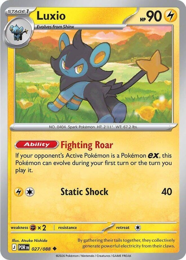 Luxio 027/088 PKMN