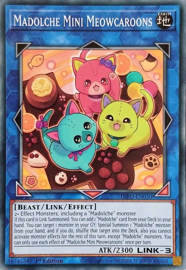 Madolche Mini Meowcaroons INFO-EN050 YGO