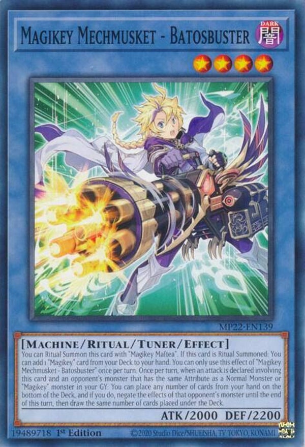 Magikey Mechmusket MP22-EN139 YGO
