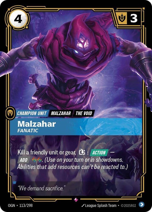 Malzahar 113/298 RBC