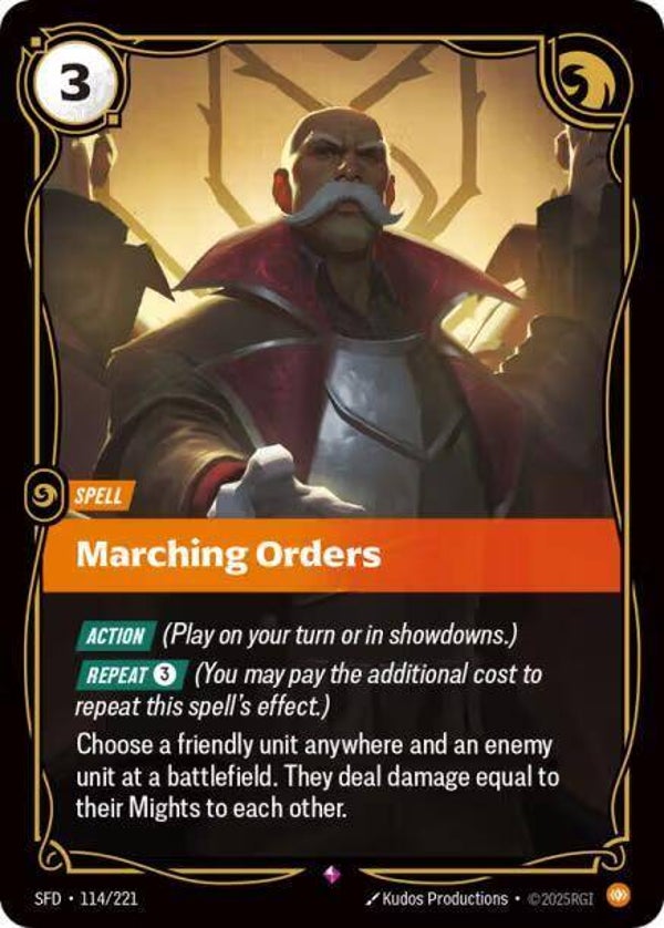 Marching Orders 114/221 RBC