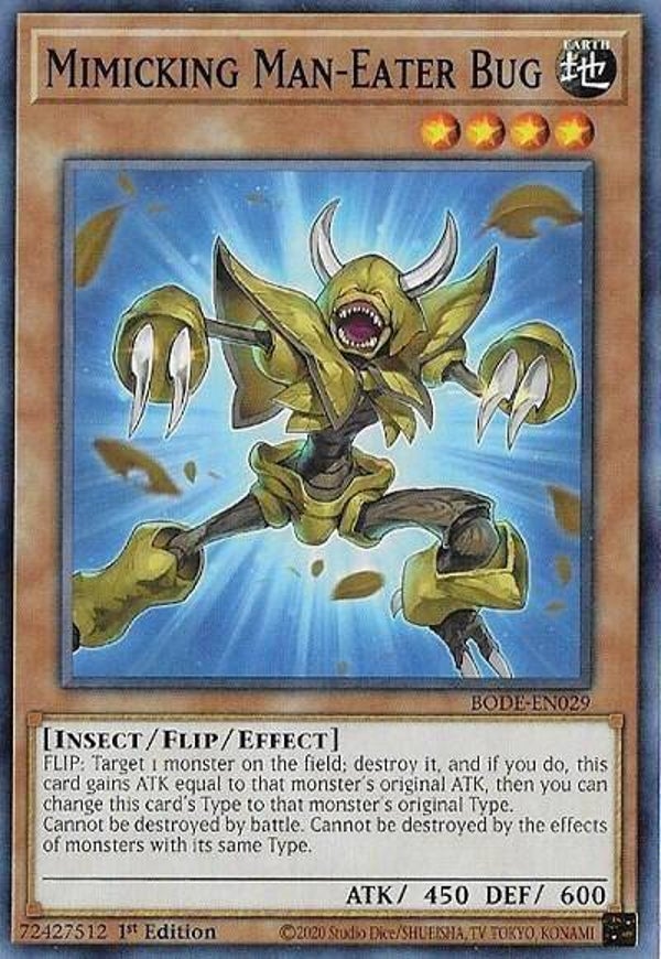 Mimicking Man-Eater Bug BODE-EN029 YGO