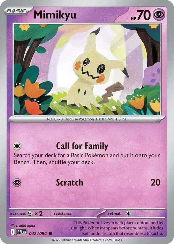 Mimikyu 042/094 (Reverse Holo) PKMN