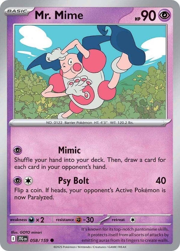 Mr. Mime 058/159 PKMN