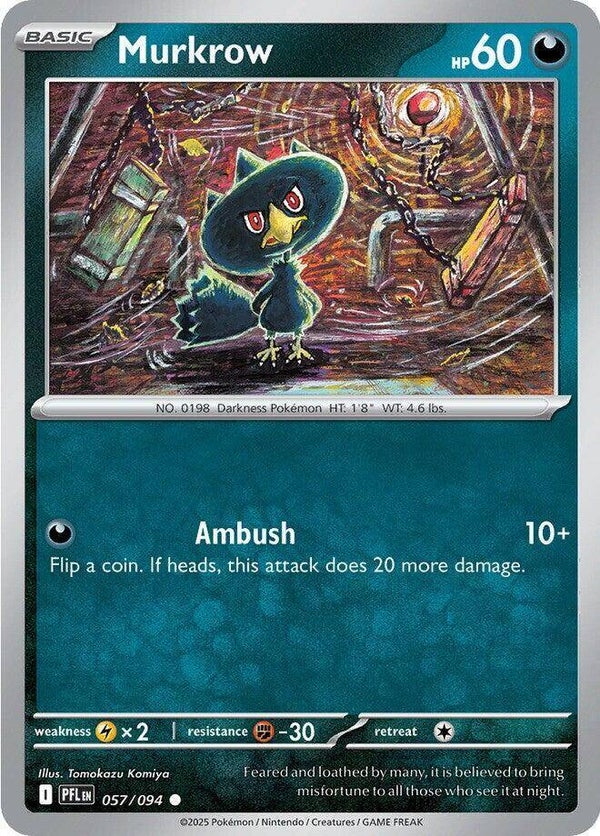 Murkrow 057/094 (Reverse Holo) PKMN