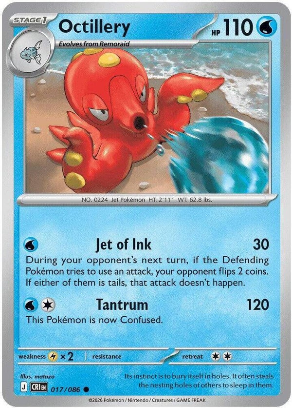 Octillery 017/086 (Reverse Holo) PKMN