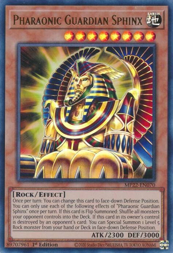 Pharaonic Guardian Sphinx MP22-EN070 YGO