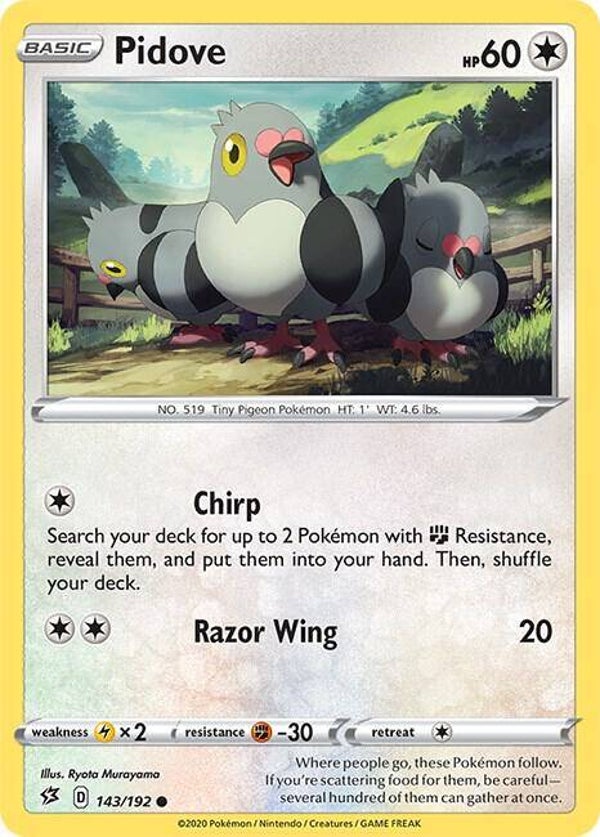 Pidove 143/192 PKMN