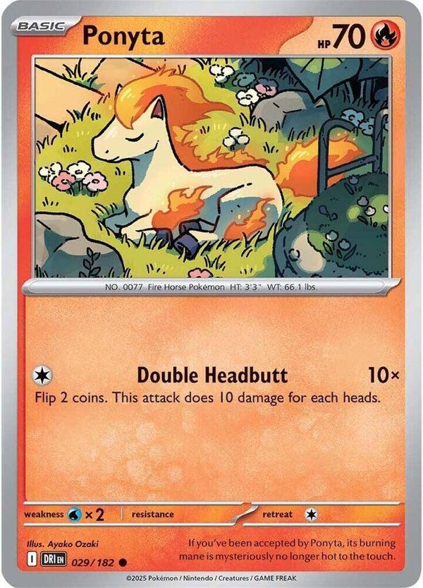 Ponyta 029/182 (Reverse Holo) PKMN