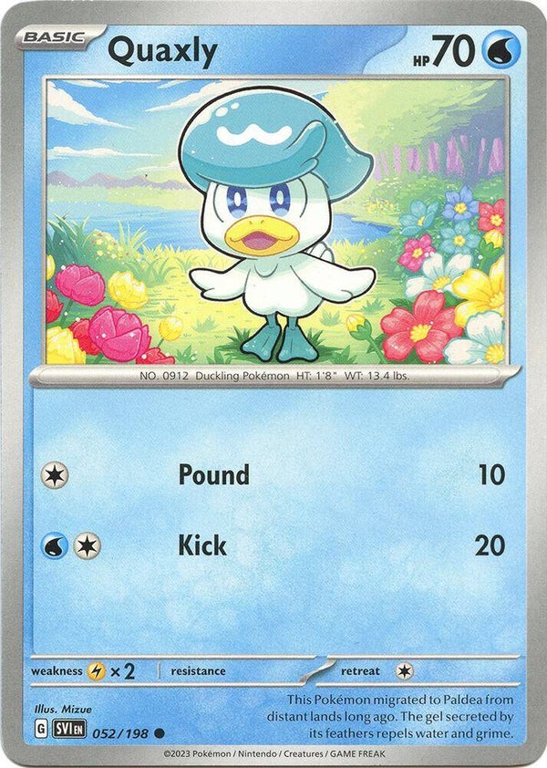 Quaxly 052/198 PKMN
