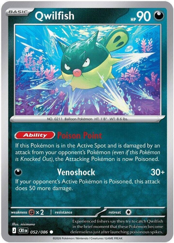 Qwilfish 052/086 PKMN