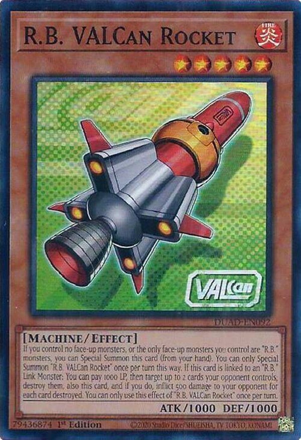 R.B. VALCan Rocket DUAD-EN092 YGO
