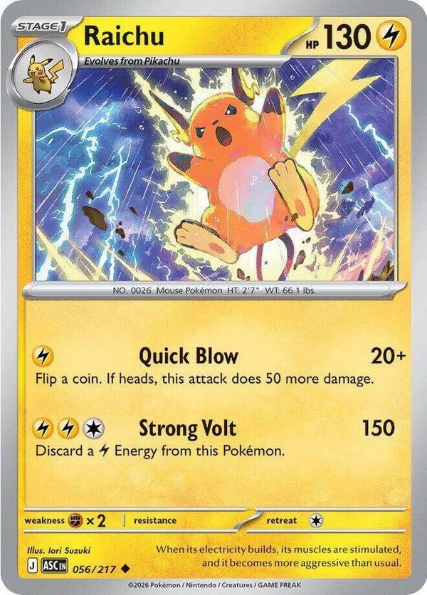Raichu 056/217 PKMN