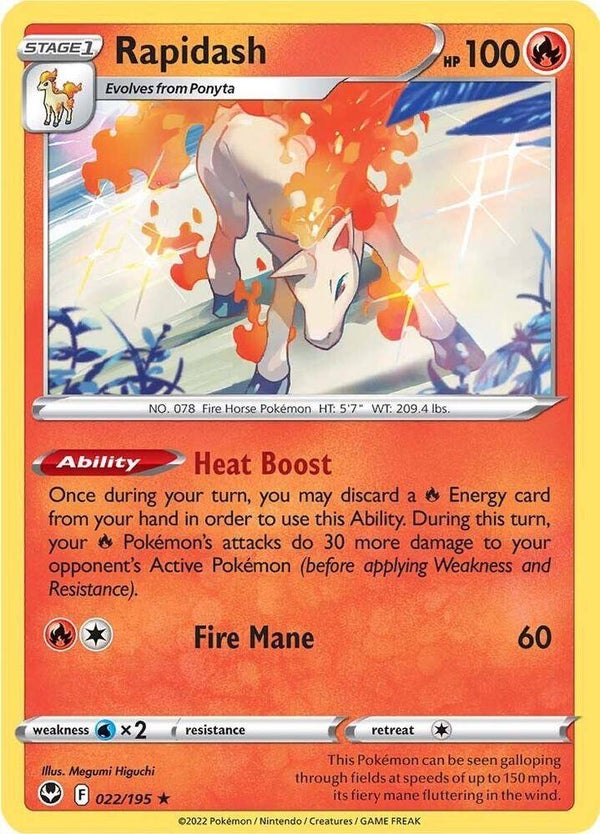 Rapidash 022/195 (Holo) PKMN