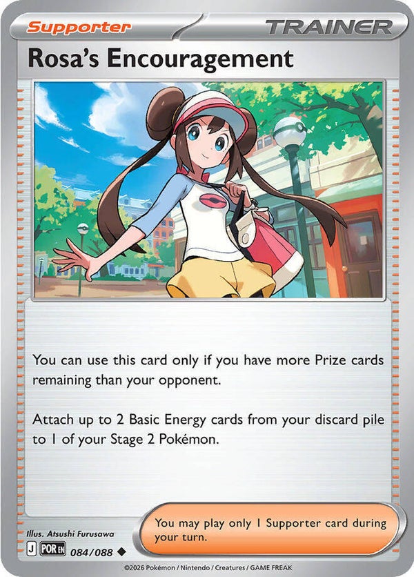 Rosa's Encouragement 084/088 (Reverse Holo) PKMN
