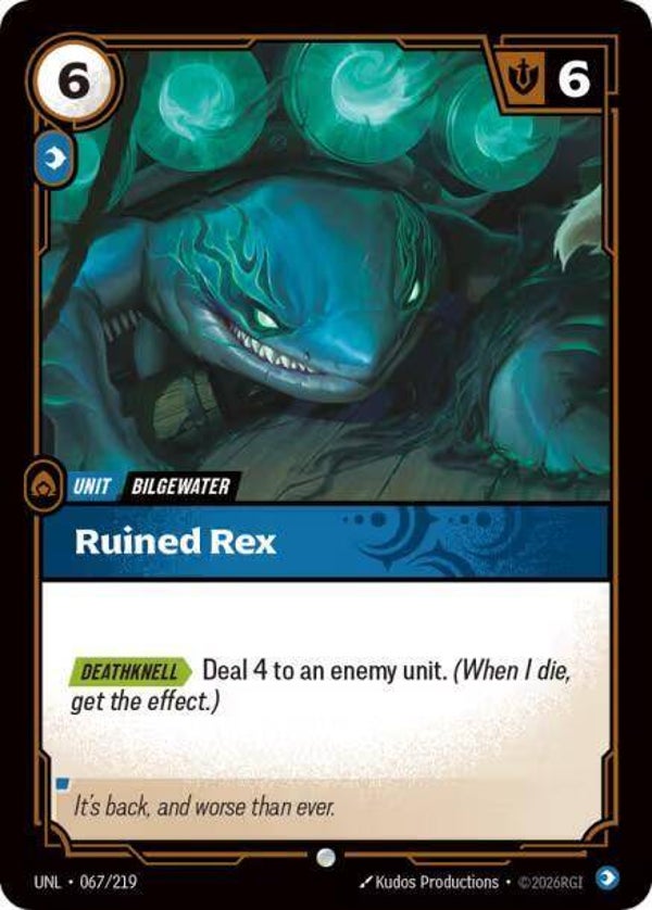 Ruined Rex 067/219 RBC (Foil)