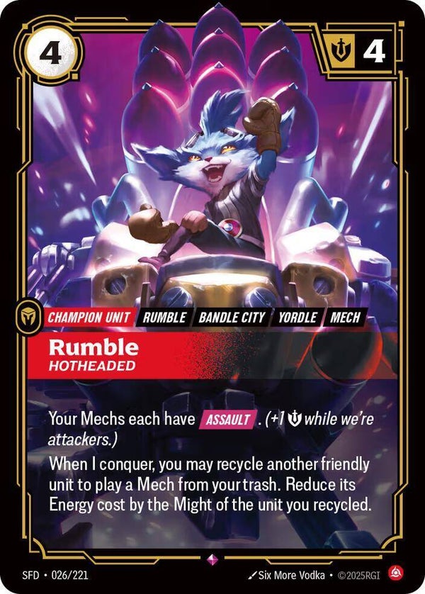 Rumble 026/221 RBC