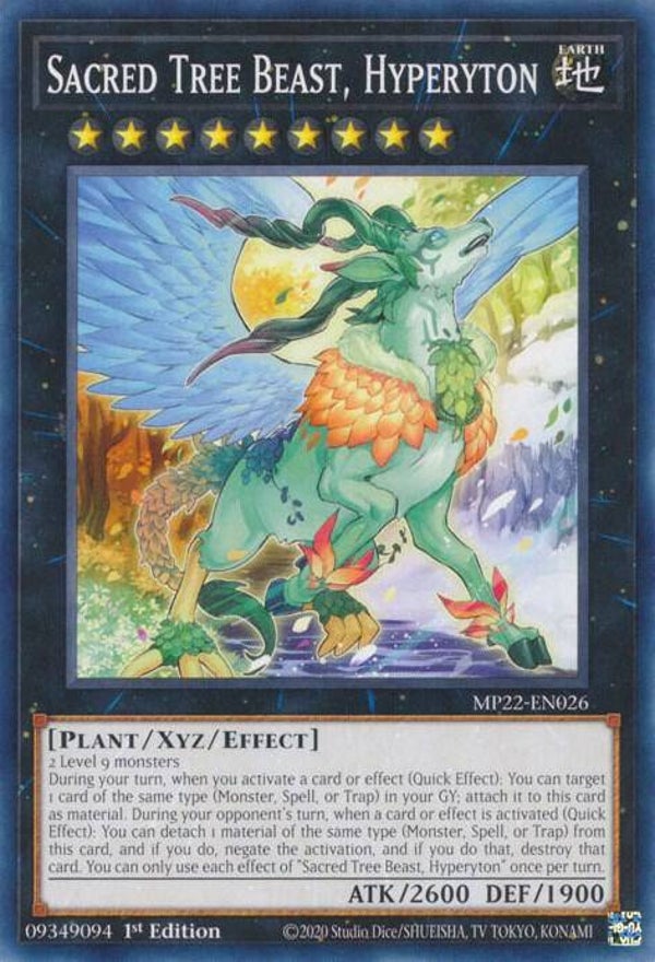 Sacred Tree Beast, Hyperyton MP22-EN026 YGO