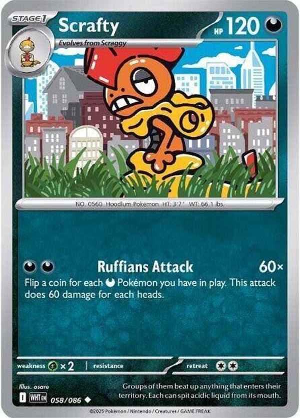 Scrafty 058/086 PKMN