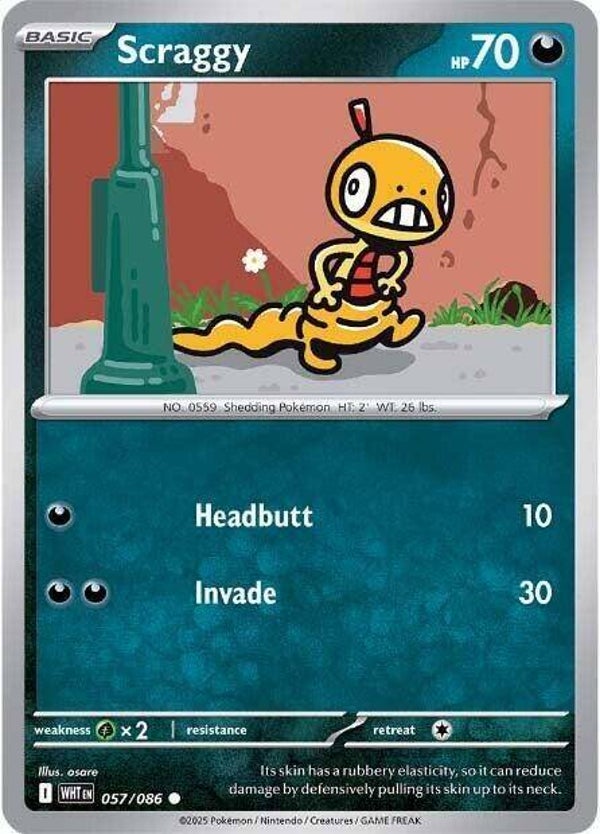Scraggy 057/086 PKMN